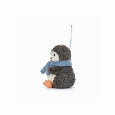 Jellycat Peanut Penguin Decoration UK | 89027YPNJ